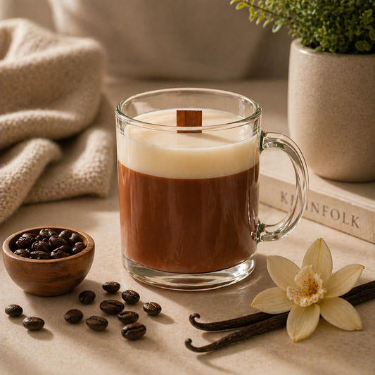 Vanilla Latte - Coffee Mug Candle